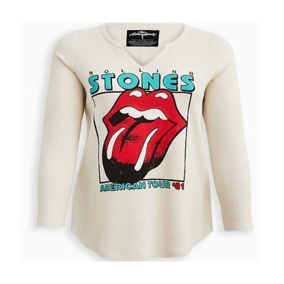 torrid Tops - Torrid The Rolling Stones Top Size 0